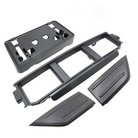 GXARTS 4PCS Black Bumper Cover Front Lower Grille Trim Bracket ML3Z-17E810-AA Compatible with Ford F150 2021 2022 2023