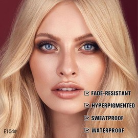 JUAAZIN 12Pcs Long Eyebrow Pencils Set, Light Coffee Natural Look,for Eyebrows & Eyeliner,Waterproof & Sweat-Proof Wooden Hard-Core Brow Pencil with Sharpener,Long Lasting Makeup Kit for Beginners104#