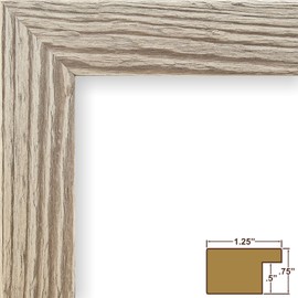 Craig Frames 26690 8 by 10-Inch Picture Frame, Smooth Wrap Finish, 1.25-Inch Wide, Restoration White