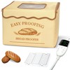 Bread Proofing Box, Three-sided Heating Foldable Zippered Sourdough Warmer Heater