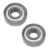 Antrader 2-Pack 12mm x 32mm x 10mm 6201Z Double Shielded