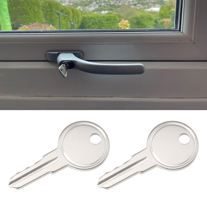 EMSea 5Pcs UPVC Window Handle Key Compatible with Securistyle Window
