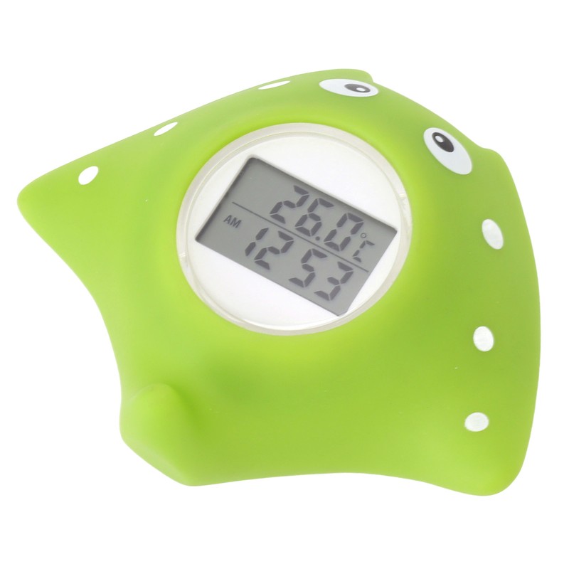 Baby Bath Thermometer Alarm LCD Display Fish Shaped Waterproof 0‑60