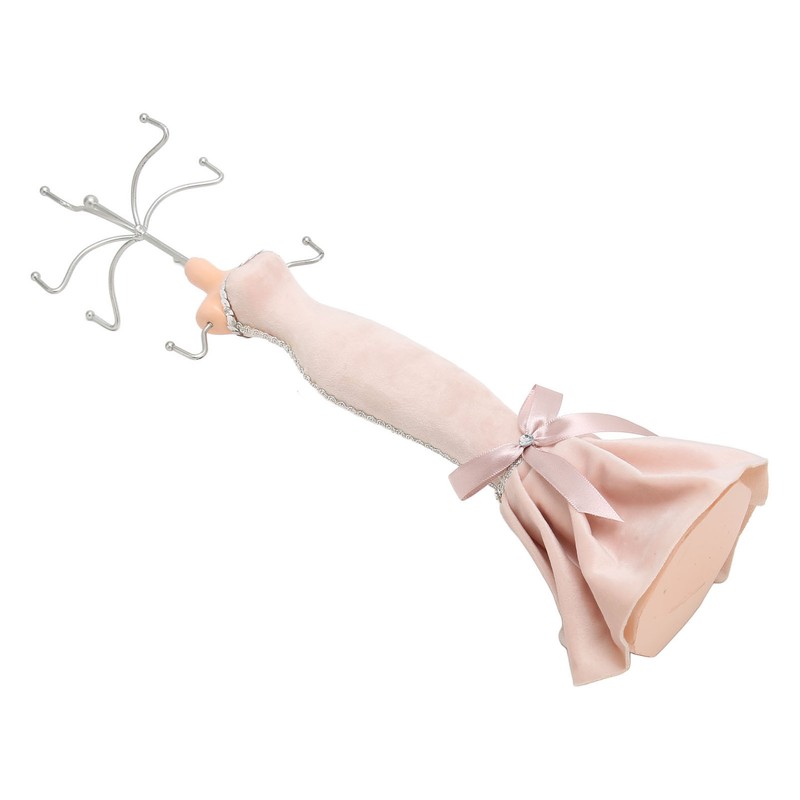 Mannequin Ring Hanging Tower Long Bodycon Dress Strapless Mannequin Earring