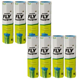 RESCUE! TrapStik for Flies – Indoor Hanging Fly Trap - 8 Pack