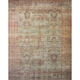 Loloi Amber Lewis x Georgie Jade/Sunset 2'-0" x 5'-0" Accent Rug