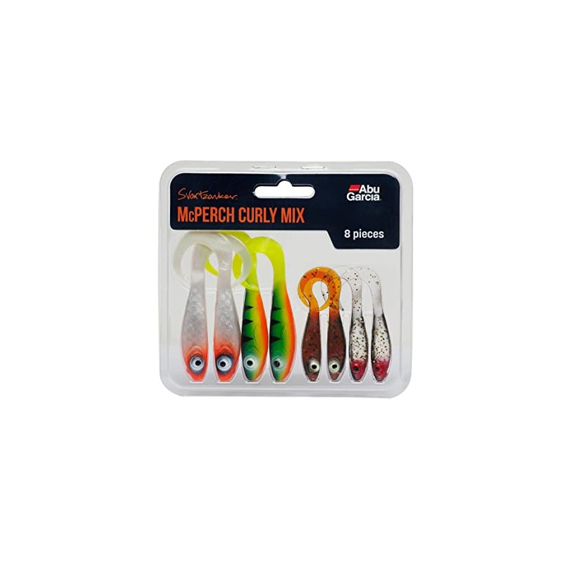 Abu Garcia Svartzonker McPerch Curly Tail Perch Imitation Lures for