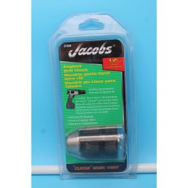 Jacobs JCM 31038 1/2 Inch 1/2-20 Mount Keyless Drill Chuck- Mandarin Porte-Foret