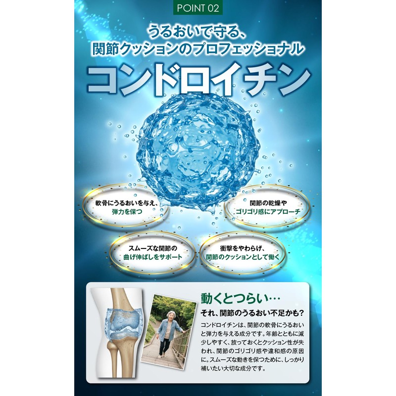 グルコサミン＆コンドロイチン VITAL サプリ