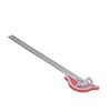 Woodworker Edge Ruler Protractor Portable Stainless Steel Angle Measuring Tool