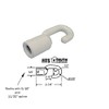 Replacement Hook Drive for Skylight and Awning Window Operators, White