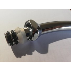 Montserrat 0032.002 Vertical Tube Spout Tap or Mixer, Silver