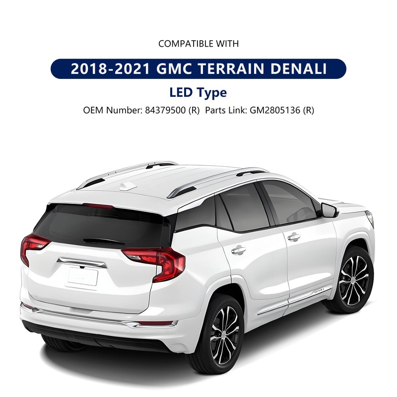 Tail Lights Assembly for 2018 2019 2020 2021 GMC Terrain