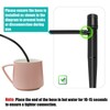 60 pcs 360 Degree Water Irrigation Drippers Drip Emitters, Adjustable