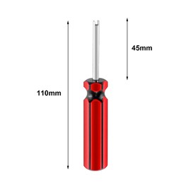 5 Pcs Car Valve Core Removal Tool, Car Motorcycle Truck Bike Screwdriver Valve Stem Removal Tool Single Head Valve Remover Installer Repair Tool Tire Valve Stem Core Remover with Plastic Handle