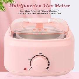 Calentador de Cera para Depilación, Calentador Profesional de Cera Caliente para Depilación con Control de Temperatura, Calentador de Cera Portátil Multi Fórmula para Depilación