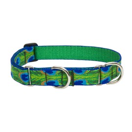 LupinePet Originals - Collar Martingale de plumas de cola de 1 pulgada de 15 a 22 pulgadas para perros medianos y grandes