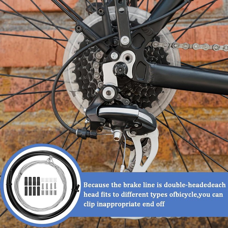 Yuaiosn 2 Sets Bowden Cable Bicycle, Universal Bicycle Brake Set,