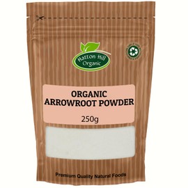 Organic Arrowroot Powder 250g by Hatton Hill Organic | Perfect for Cooking, Baking, and Sauces