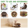 Dansydaisy 2 Pcs Cat Toy Cat Head Magic Organ Cat