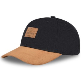 Johnny Urban Cap Herren & Damen Schwarz Braun - Dean - Basecap Kappe für Männer & Frauen - Stylische Snapback Caps - Größenverstellbar