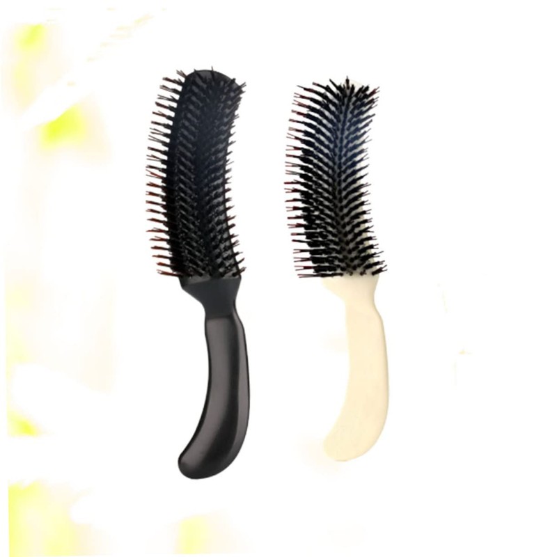 Mikinona 2pcs Double-sided Hair Comb S-shape Makeup Comb for Women