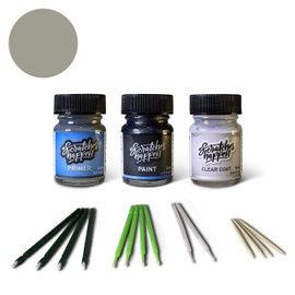 ScratchesHappen Exact-Match Touch Up Paint Kit - Avalanche Gray (DR/M7344A) for Ford - Preferred (Paint + Clear Coat + Primer)