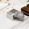 Restaurantware Pastry Tek Rectangle Stainless Steel Pastry Ring Mold -