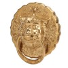 Door Knocker Chinese Animal Head Style Modelled Antique Brass Easy