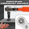 1/4 Inch Drive Mini Ratchet Wrench, Right Angle Angled Screwdriver