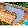 M DAMASCUS Hand Forged Damascus Steel Blade Axe Hatchet Head