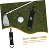 Sosoport Portable Golf Glove Holder Durable Sticky Hook Accessory for