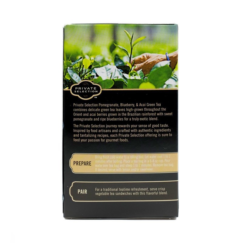 Private Selection Pomegranate, Blueberry & Acai Green Tea (Pack of
