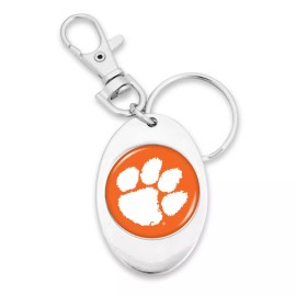 From the Heart Enterprises Clemson Tigers Oval Keychain - Jumbo