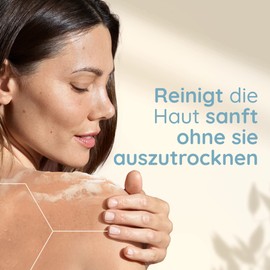 Aveeno Dermexa Daily Emollentien Shower Cream (300 ml), Vegan Skin Care Shower Gel for Very Dry and Sensitive Skin with Soothing Oats