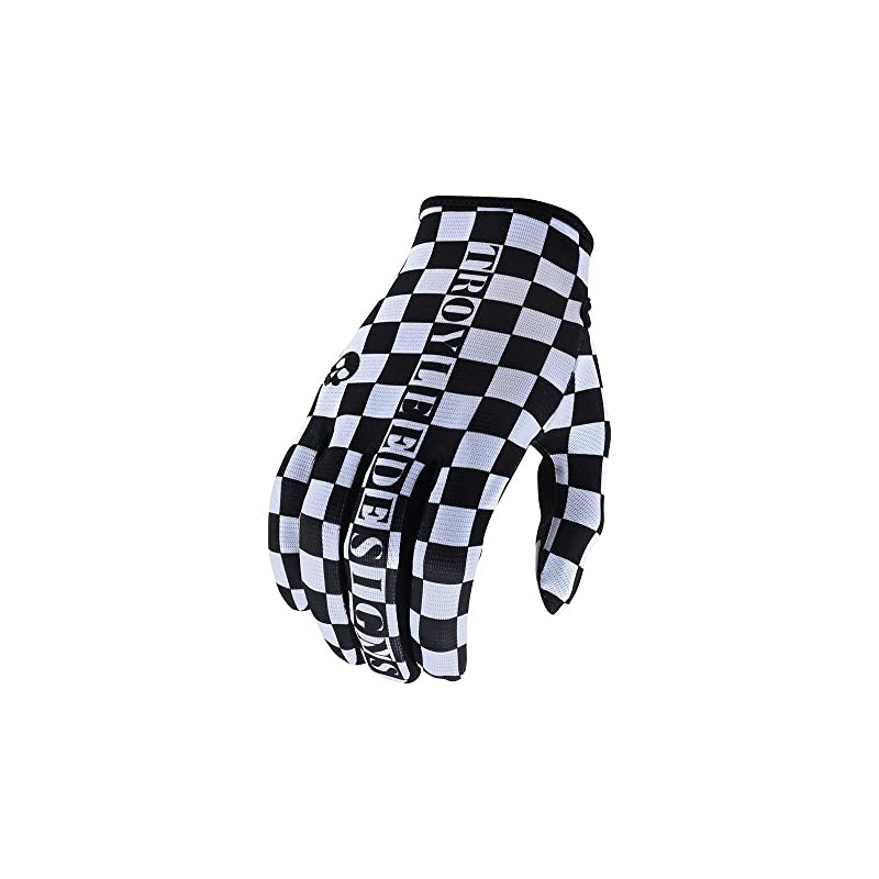 Troy Lee Designs Flowline Glove - Men's Checkers White/Black, XXL
