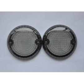 Smoked Motorcycle Indicators Turn Signal Lens For Kawasaki All Cruiser Except: Vulcan Vn2000 1600 Classic 05 Nomad Yamaha Warrior