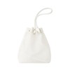 Mirowen 09WGB251510 Mesh Drawstring Bag, white, Free size