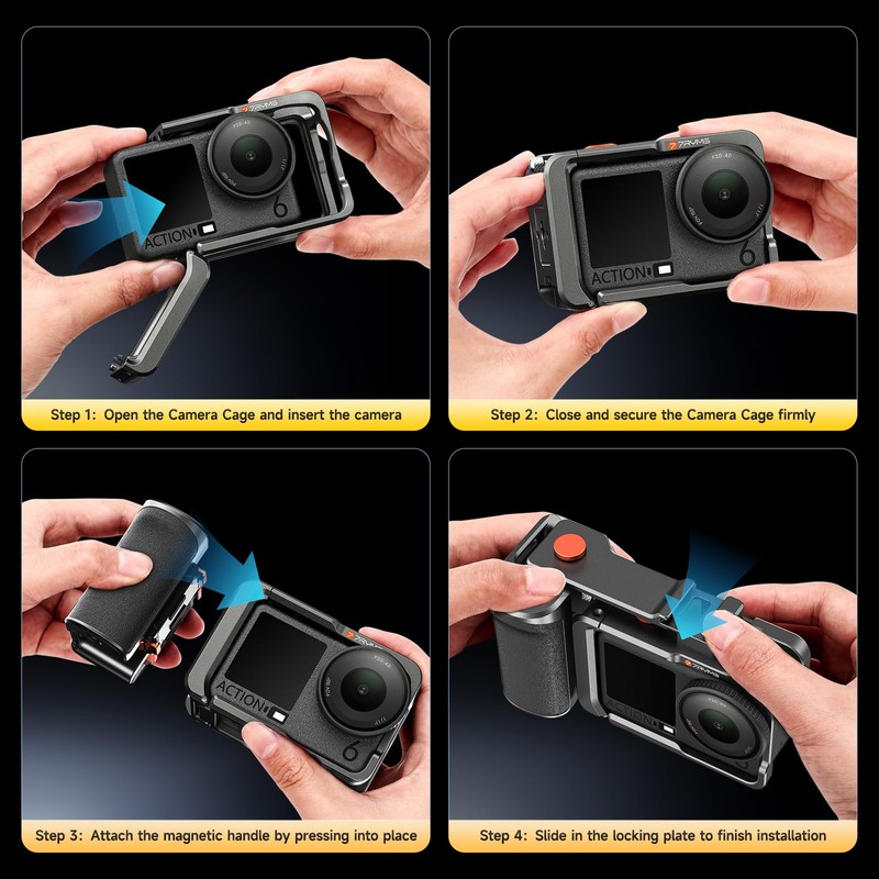 7RYMS 7RIG SC2 Metal Street Grip Kit for DJI Osmo