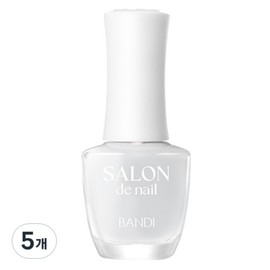 BANDI Salonde Nail Color Manicure, 7ml, SH801 Sheer White, 5 pcs / 반디BANDI 살롱드 네일 컬러 매니큐어, 7ml, SH801 쉬어화이트, 5개