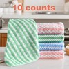 10 Counts Microfiber Cleaning Cloth, Super Soft Absorbent Dish Towels