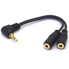 Tomost 3.5mm Headphone Splitter Cable, 3.5 mm Male to Dual Female Headset Adapter Cord for Phones, Speakers, Tablets, PCs, MP3 Players