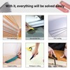 FOSHIO 100PCS 30 Degree Carbon Steel Snap Off Blades 9mm
