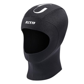 ZCCO Scuba Diving Hood 3mm/5mm Neoprene Wetsuit Hood Durable Stretchable Diving Cap, Surfing Thermal Hood for Snorkeling Kayaking Sailing Canoeing Water Sports (5mm, XL)
