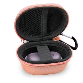 CASEMATIX Travel Case Compatible with Plaud Notepin Ai Wearable Voice Recording Transcription Device and Charging Dock Accessories - Includes Rose Gold Case Only