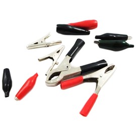 Dapetz ® Electrical Clip Assortment Set Includes Metal Alligator Crocodile Clips, Charging Connector, Mini Metal Alligator Clips Electrical Test Clamps Kit for Electrical Instrument Testing 28PCS