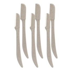 Micro Grooved Derma Blades Facial Razor, Wheat Straw Facial Razor for Women and Men, Eyebrow Razor, Bikini Razor, Hair Trimmer, Facial Hair Remover
