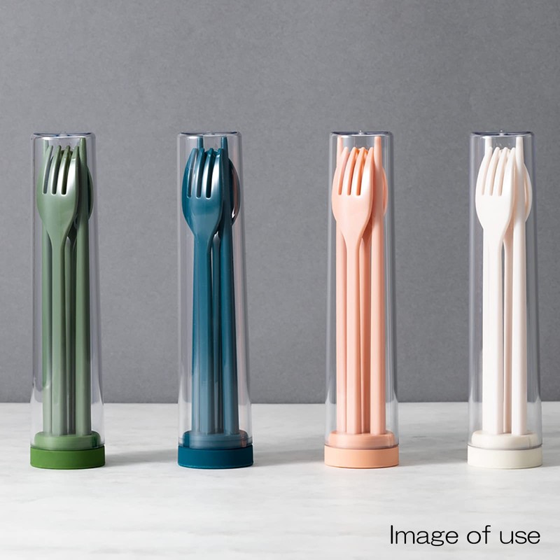 PINGTO 263065 Flatware Set, Bento Dishwasher-safe, Spoon, Fork, Chopsticks, 3-Piece