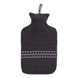 Fashy Hot Water Bottle with Border 2 L Grey