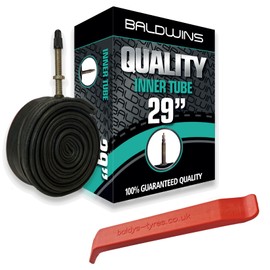 29" Baldwins Cycle/Bike Inner Tube 29" x 1.75 to 2.125 (Fits any 1.75, 1.85, 1.90, 1.95, 2.0, 2.10, 2.125) Presta/French Type Valve & BALDY'S TYRE LEVER